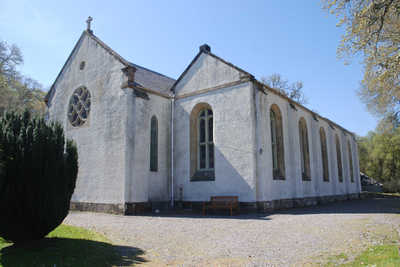 Side view of the chapel