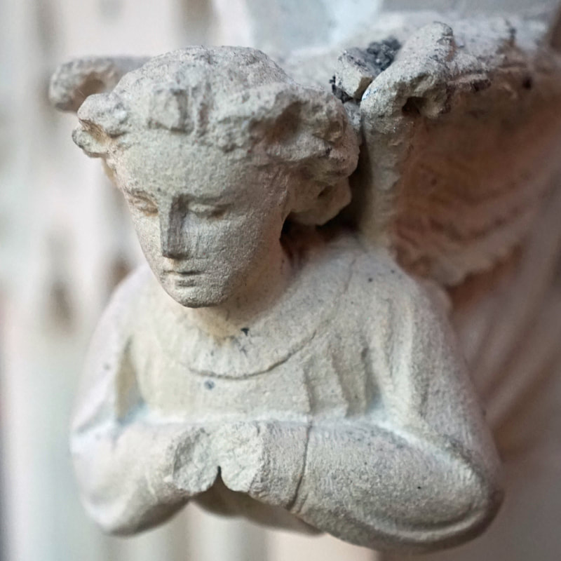 Carved angel