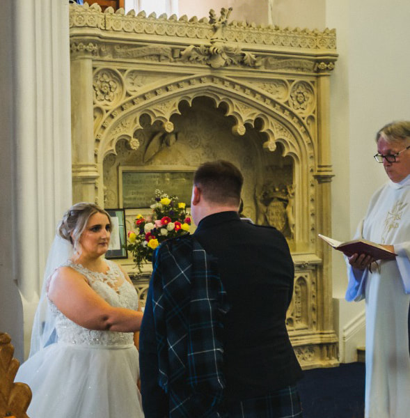 Wedding at St Mary's Eskadale