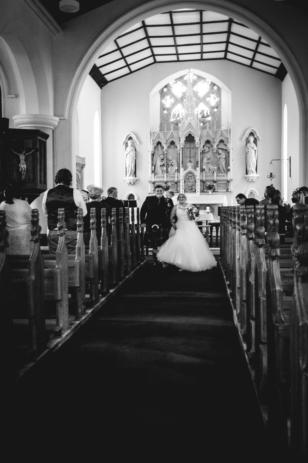 Wedding at St Mary's Eskadale