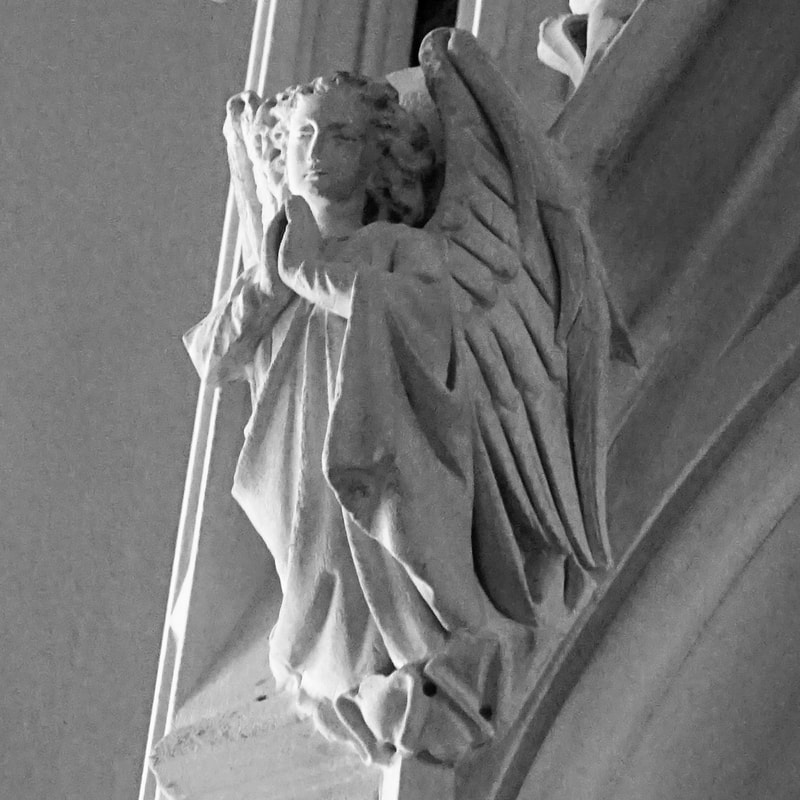Carved angel