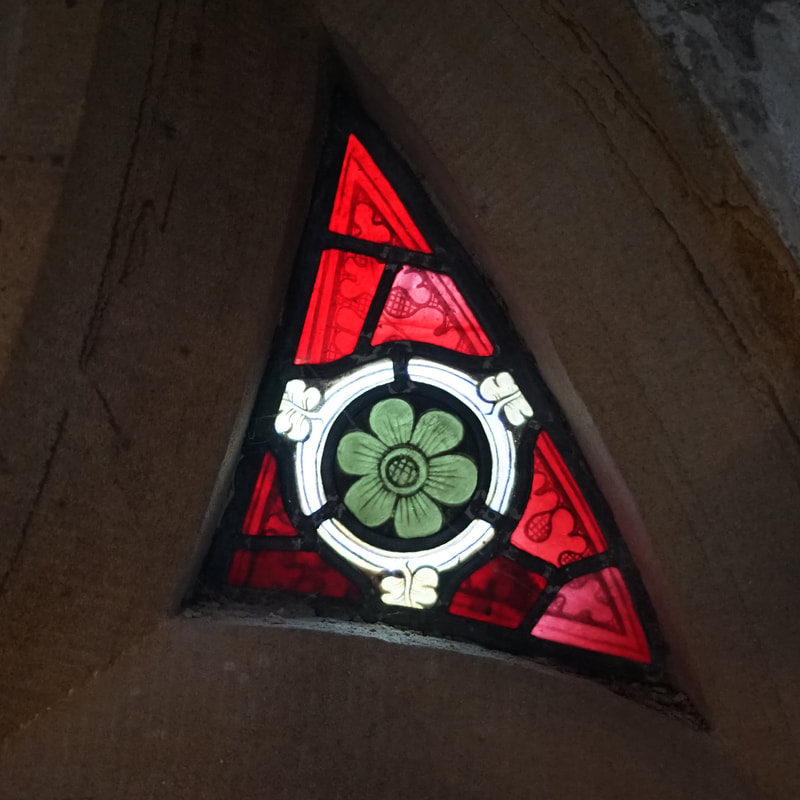 Rose window detail