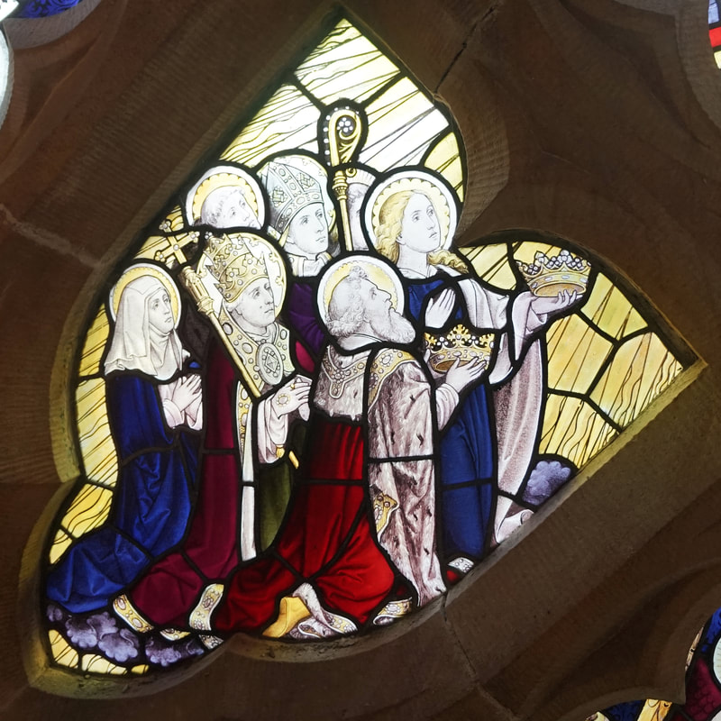 Rose window detail