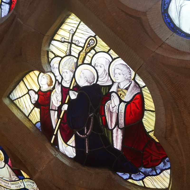 Rose window detail